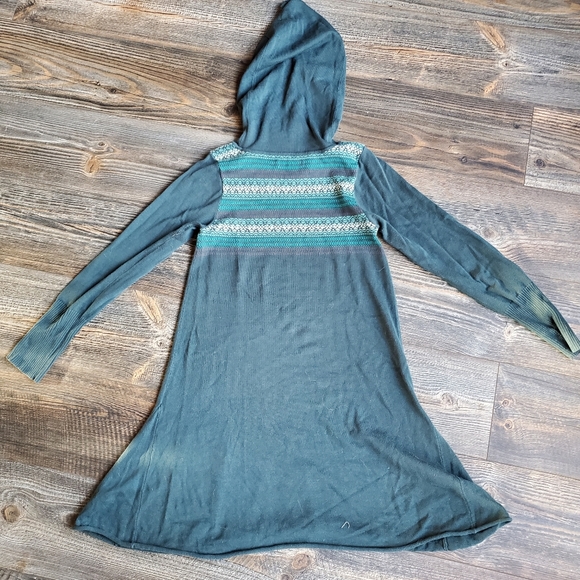 Prana Sweater Dress w Hood - Picture 2 of 5